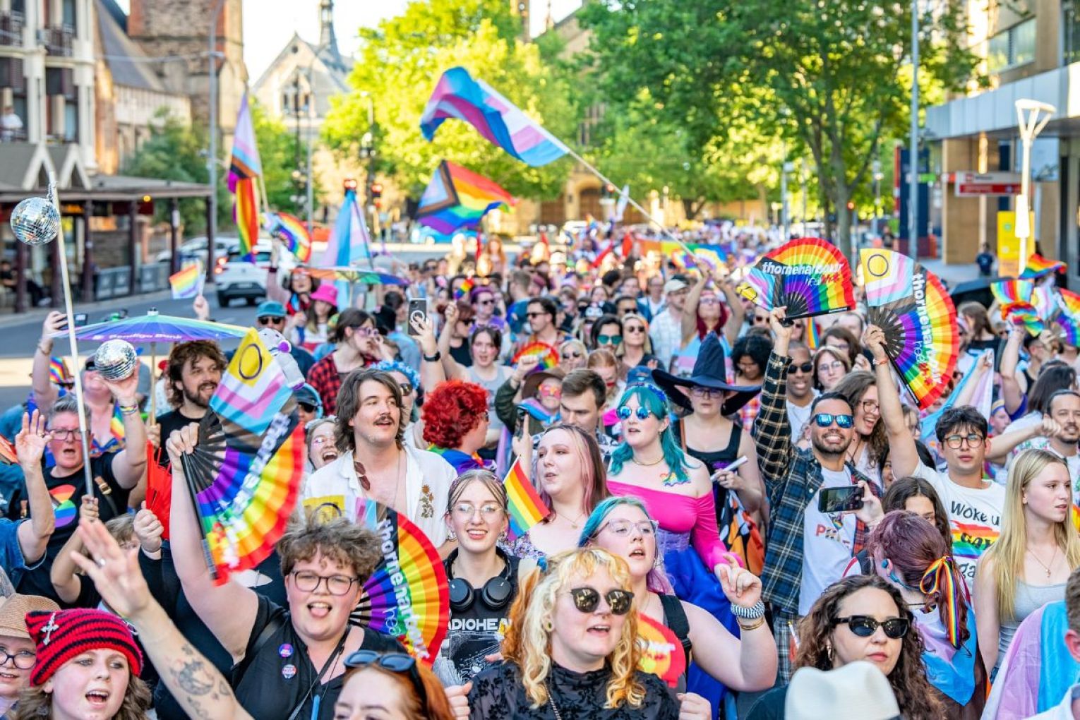 Adelaide's annual Pride March has been given state government funding for the next four years. This picture: Pride Adelaide