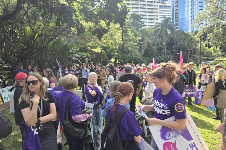 Thumbnail for Nurses rally as Katter attempts to reopen abortion debate