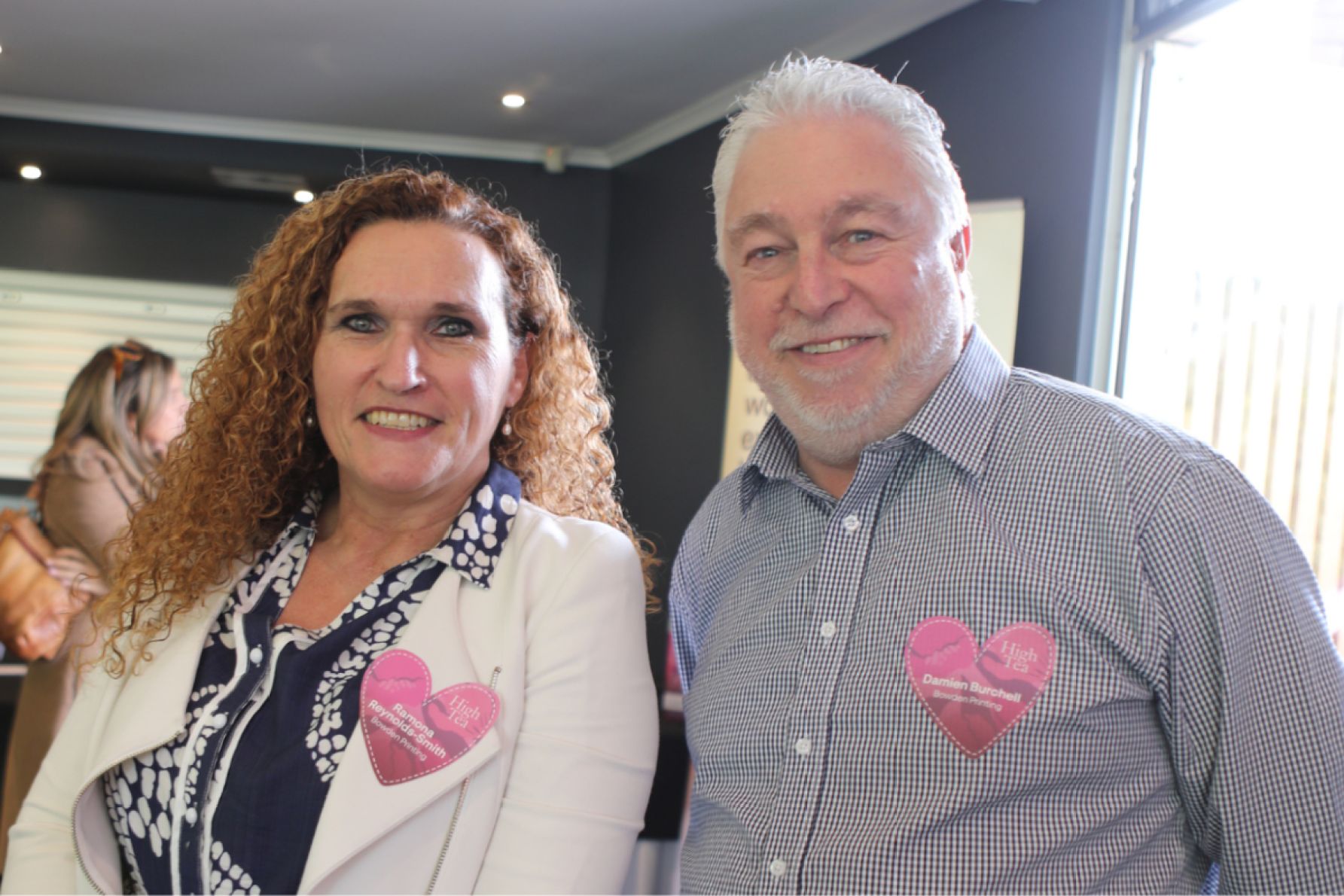 Ramona Reynolds-Smith and Damien Burchell