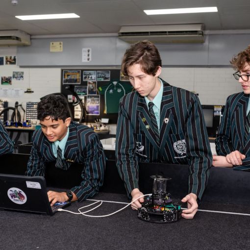 Thumbnail for Brisbane boys show it’s not all about sport at RoboCup