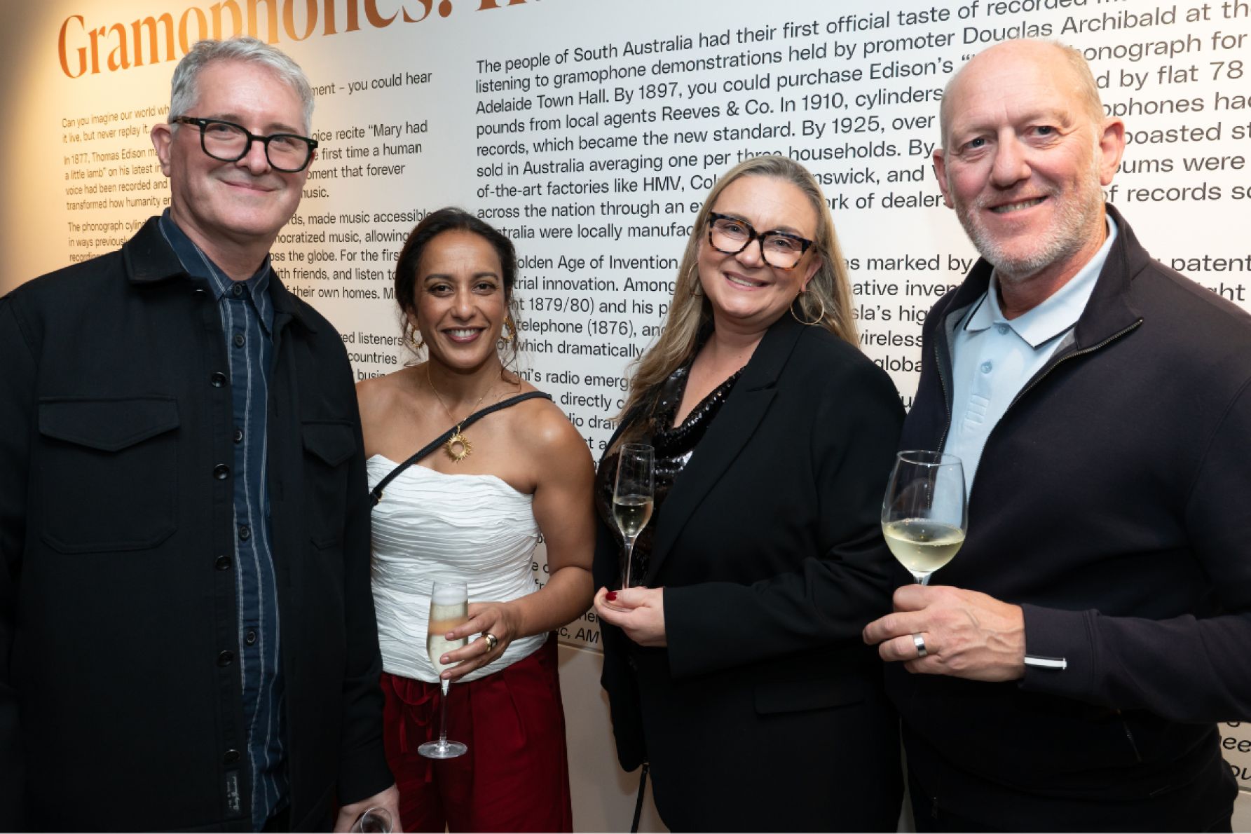 Rodney Rigby, Natasha de Silva, Alessandra de Matteis and Steve Booton