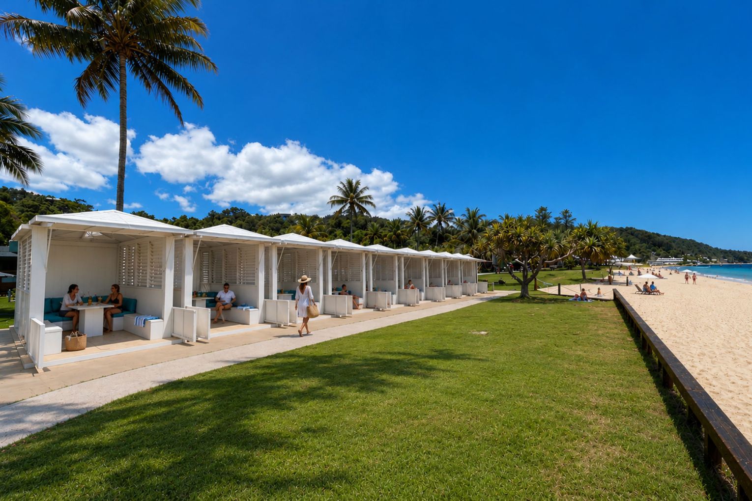 The Tangalooma Dunes Cabana Club, Tangalooma Island Resort | Credit: image render supplied
