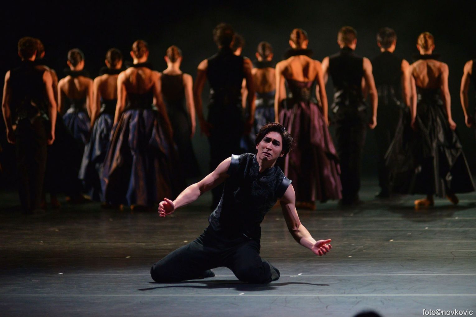 Simon Yoshida danced the role of Hamlet for the Croatian National Ballet and now Leo Mujic's stunning work is about to be staged by Queensland Ballet.  Photo: Watermark Professional