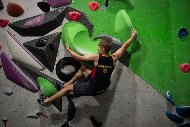 Thumbnail for Two Adelaide teens climb to bouldering world stage