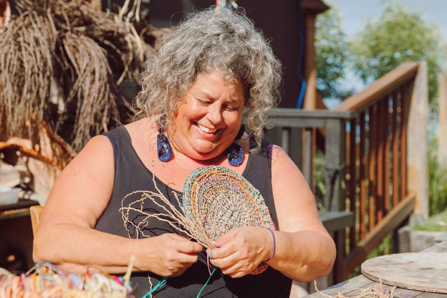 The Straddie Arts Trail invites visitors to discover favourites such as  Paula Boo Studios.