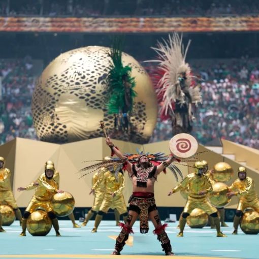Thumbnail for Shakira sparkles as World Cup kicks off