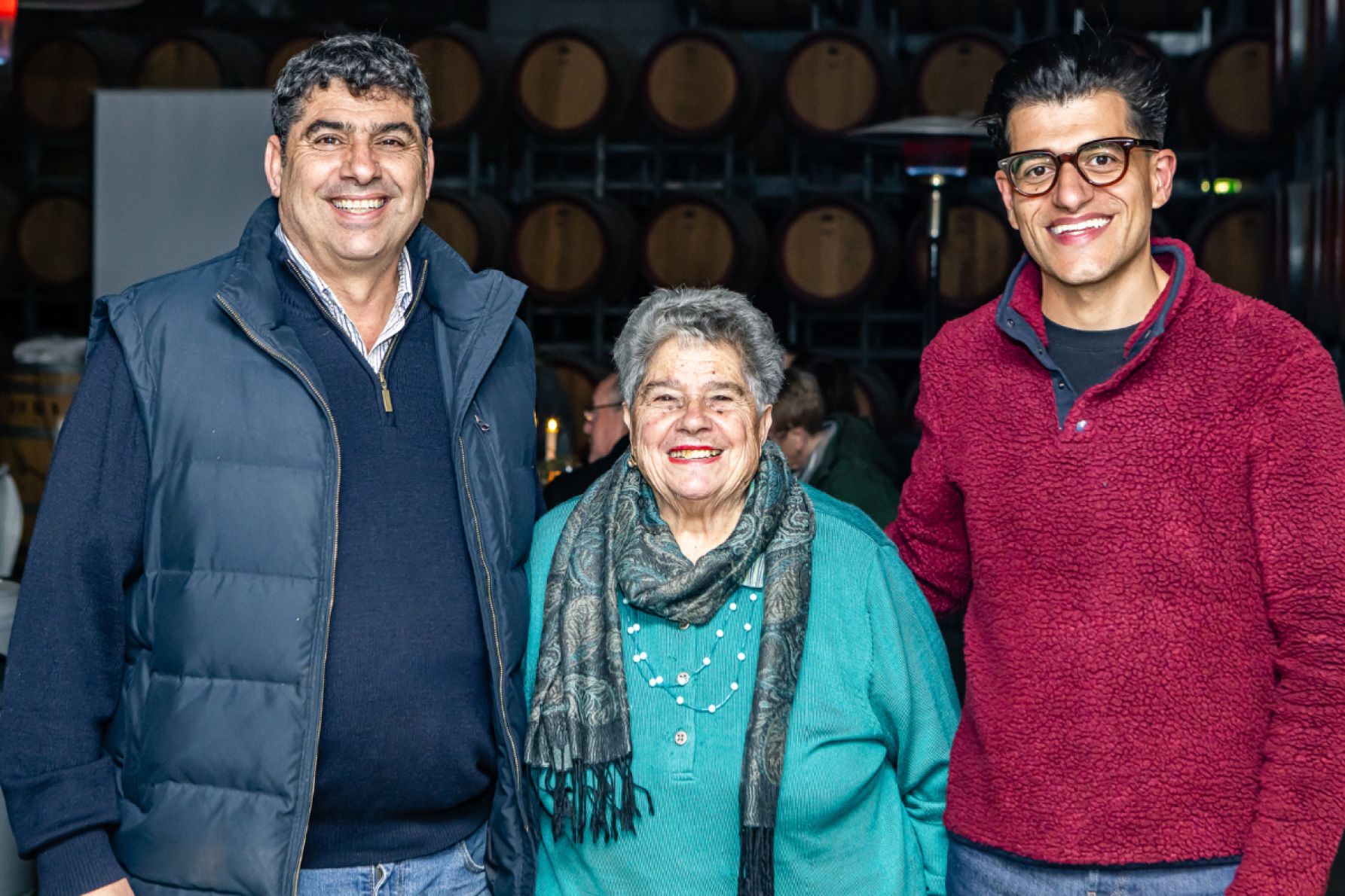 Nick and Francesca Zema with Demetrio Zema