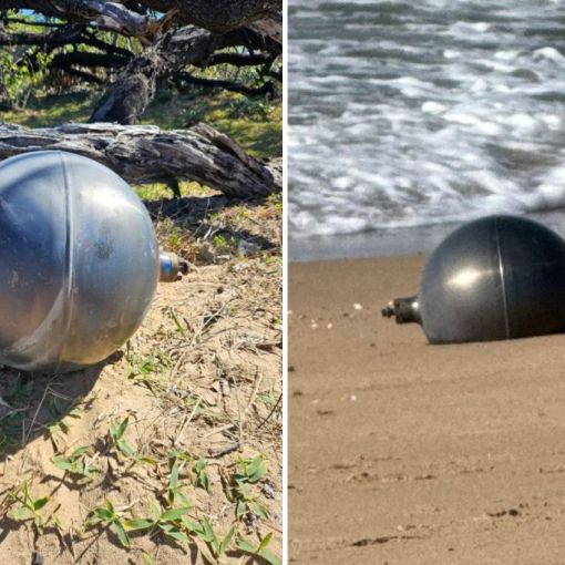 Thumbnail for Out of this world: Mystery space orbs found on beach