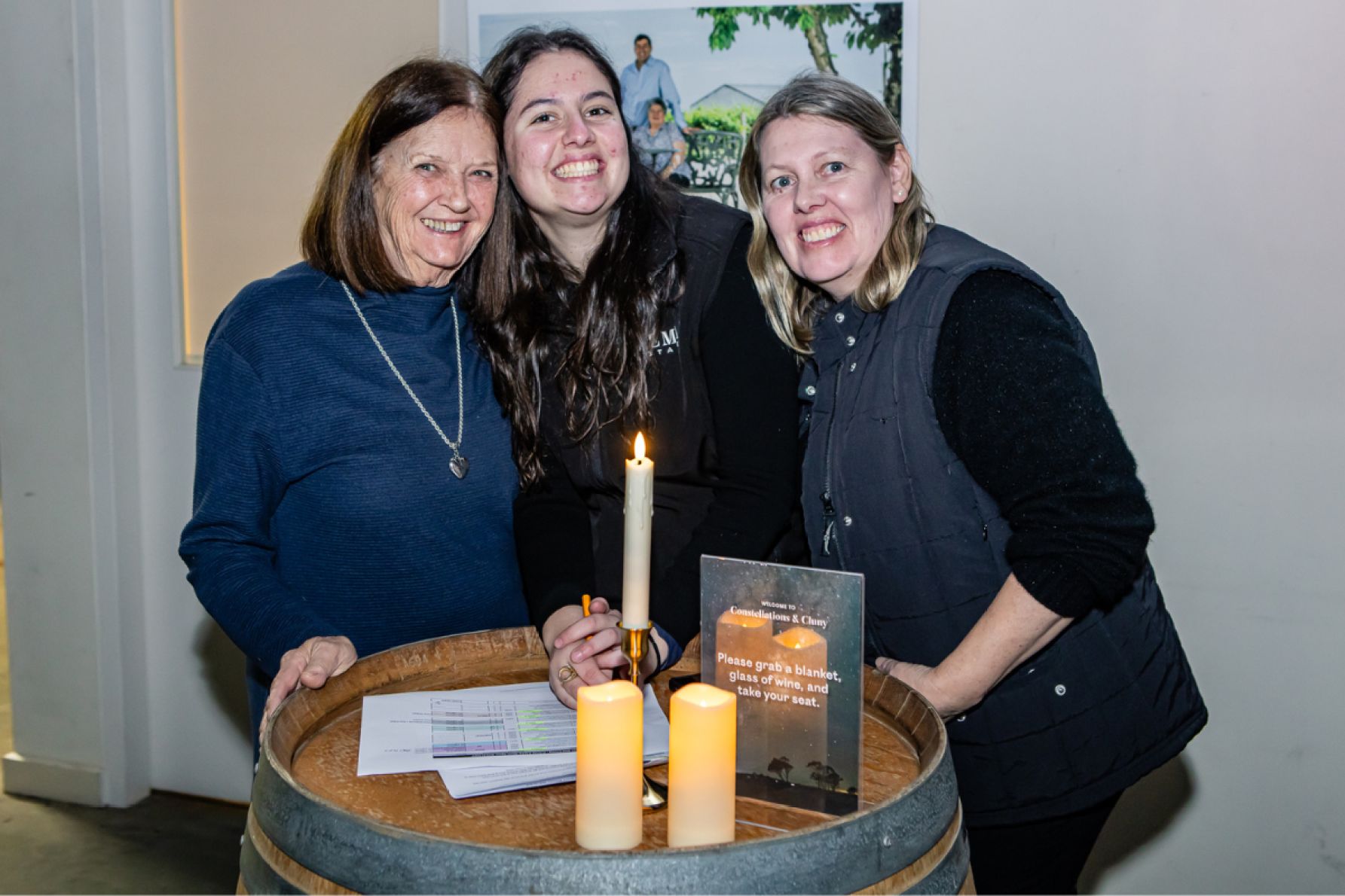 Beverley Moulton, Georgie Zema and Jackie Zema