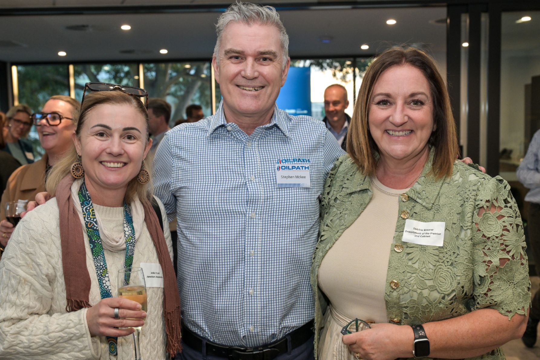 Julie Ford, Stephen McKee and Debbie Shearer