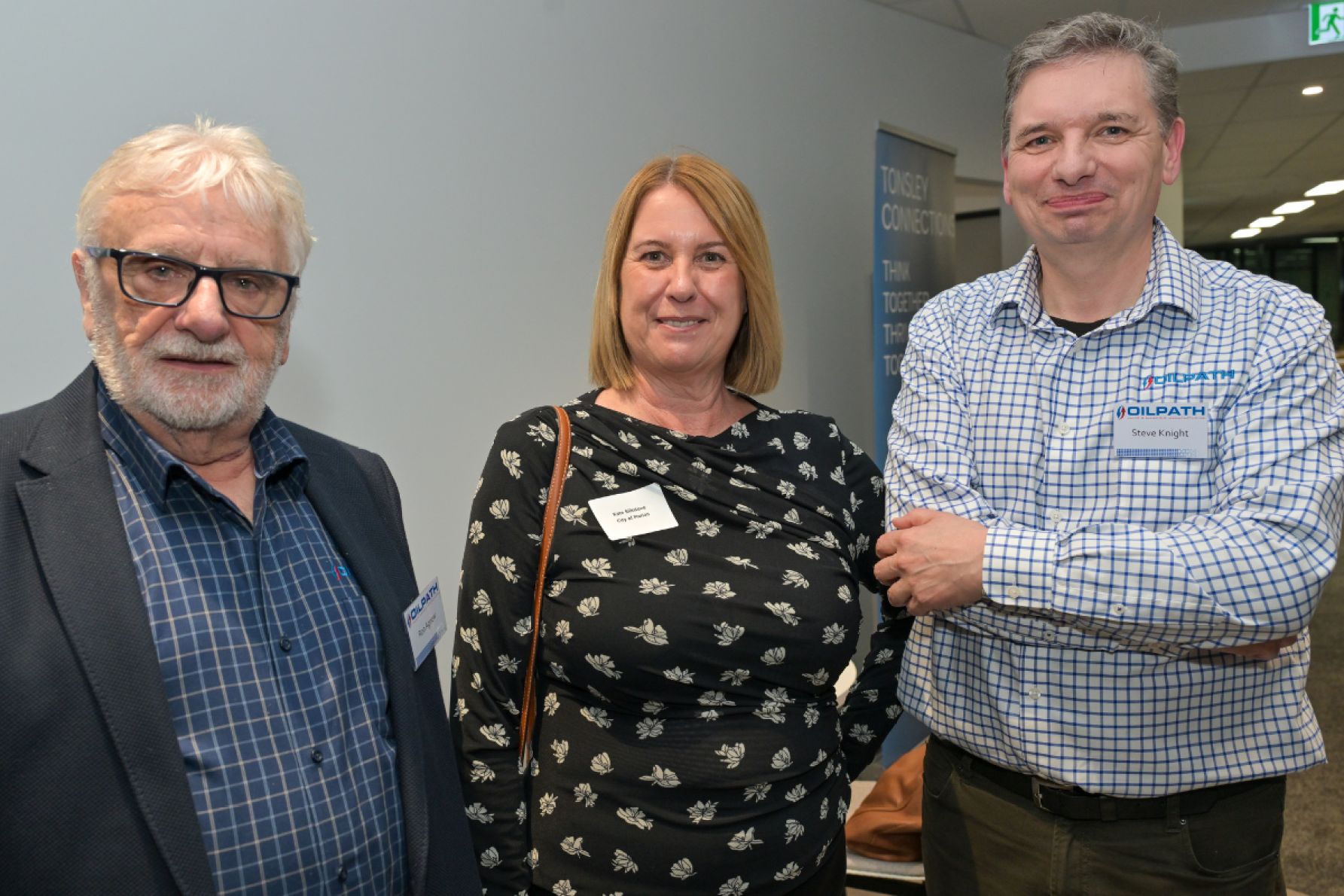 Ron Agnew, Kate Silkstone and Steve Knight