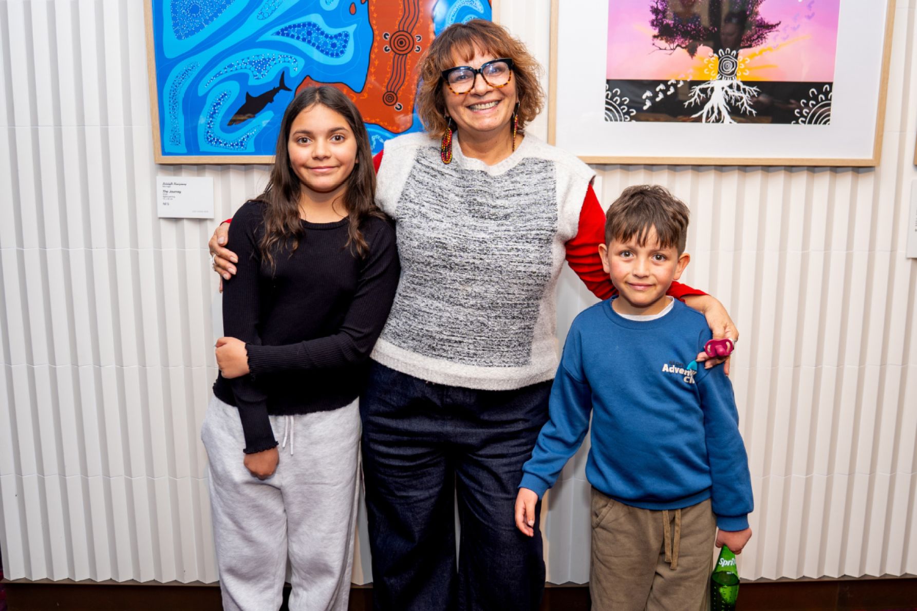 Aviana Chantrill-Daveson, Sonya Rankine and Oliver Chantrill-Daveson