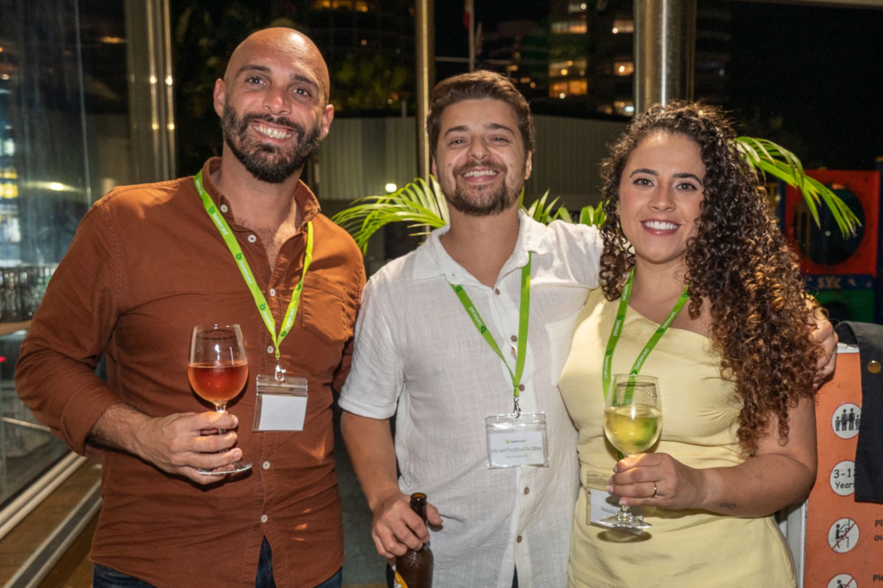 Gus Junqueira, Micael Padilha Da Silva and Natalia Franca