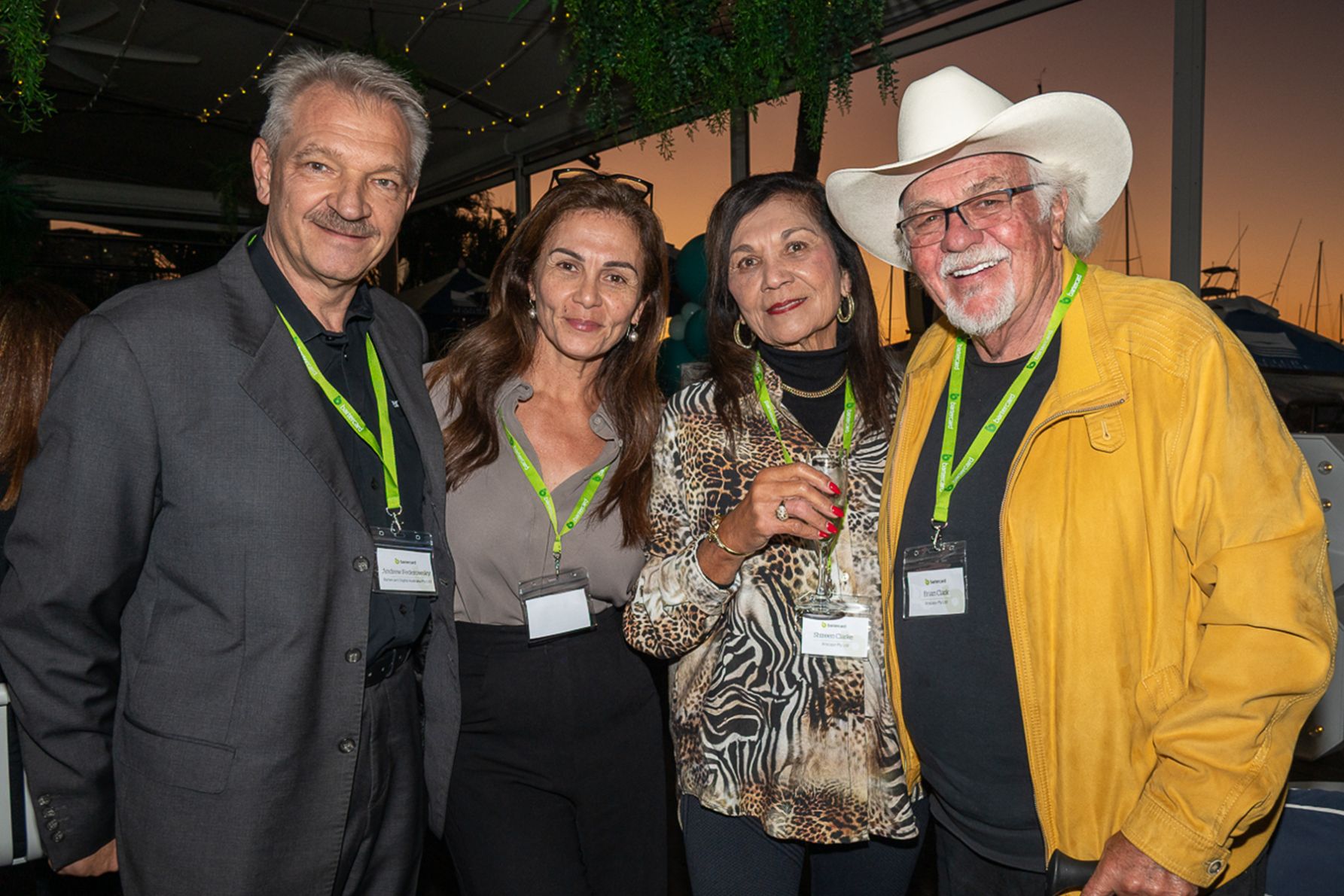 Andrew Federowsky, Jackie Clarke, Shireen Clarke and Brian Clarke