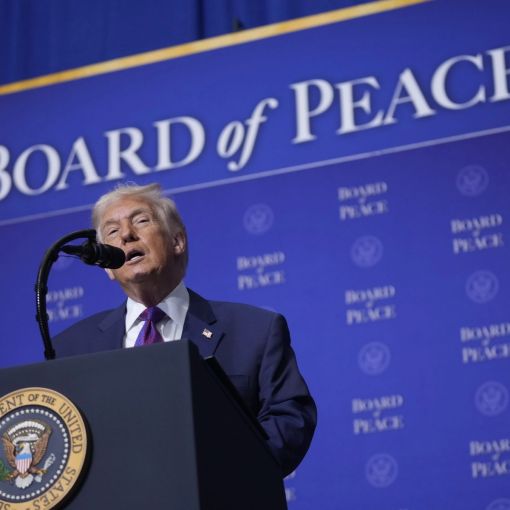 Thumbnail for Trump announces agreement to disarm Hamas in Gaza