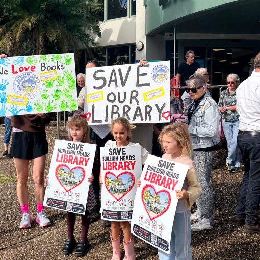 Thumbnail for Community claims Burleigh Heads library closure kept secret