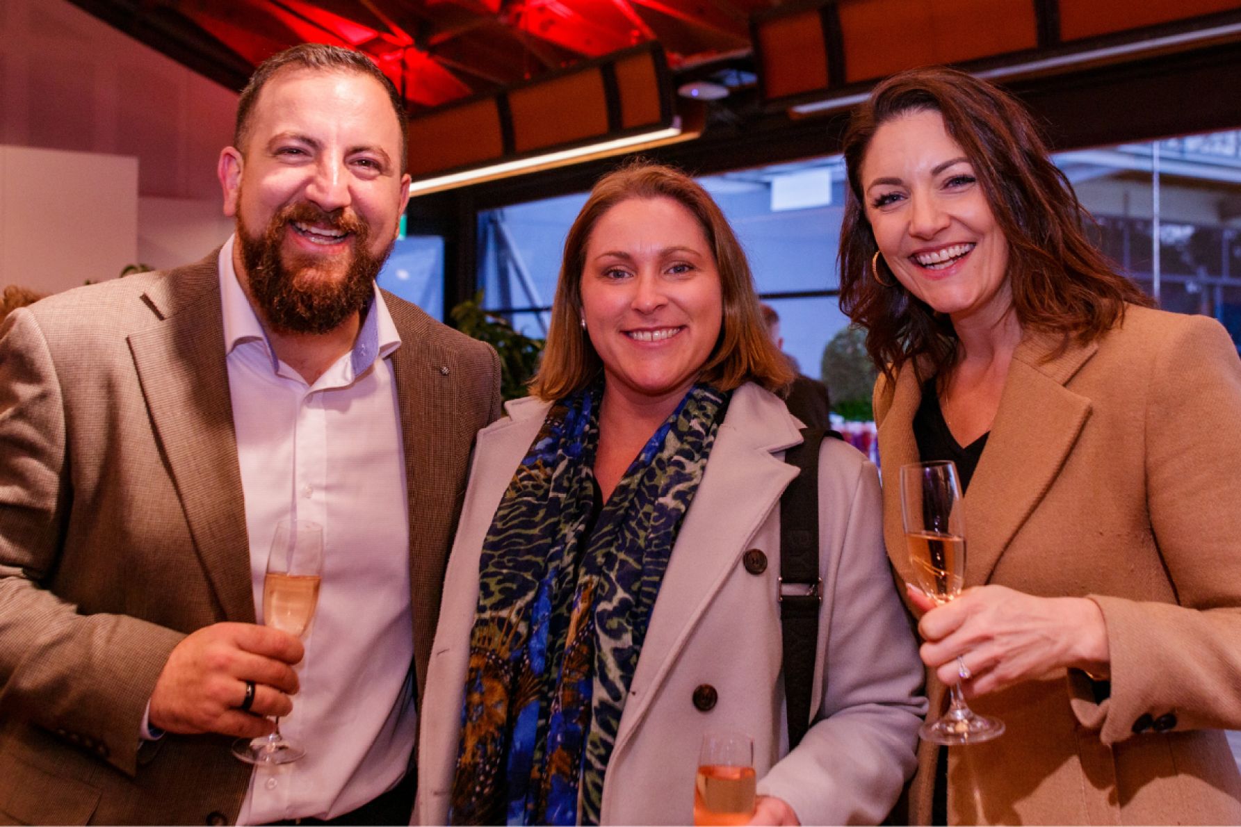 Chris Toumpas, Sara King and Gemma Nelson