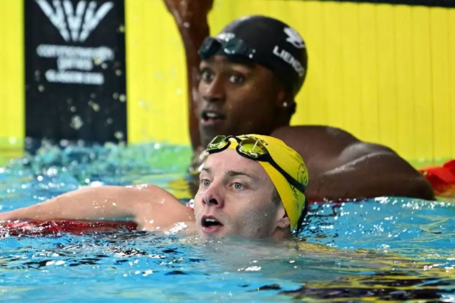 Matthew Temple and Josh Liendo went blow for blow in a thrilling Glasgow Games 100m butterfly final.