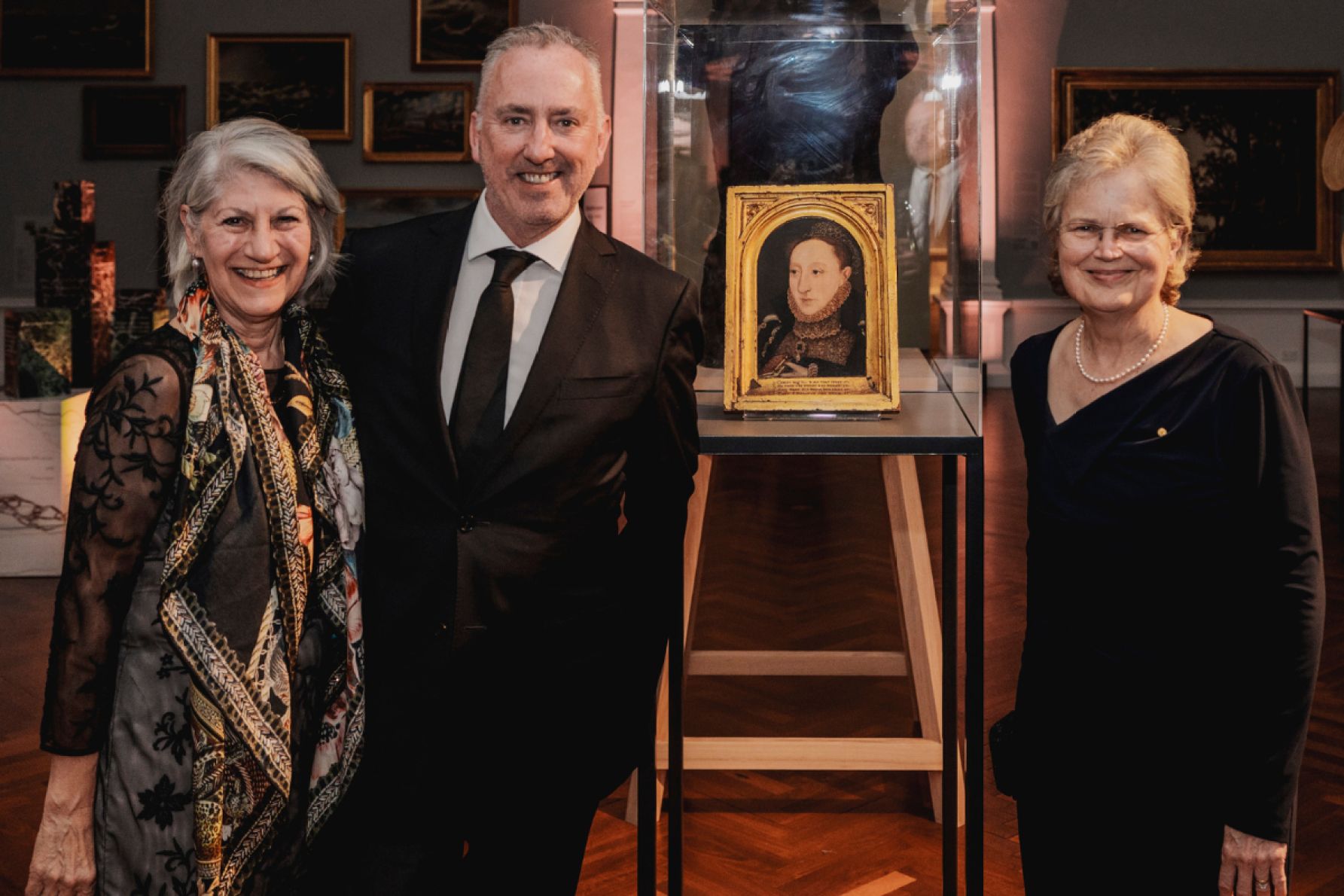 Sandy Verschoor, Jason Smith and Her Excellency the Hon Frances Adamson 