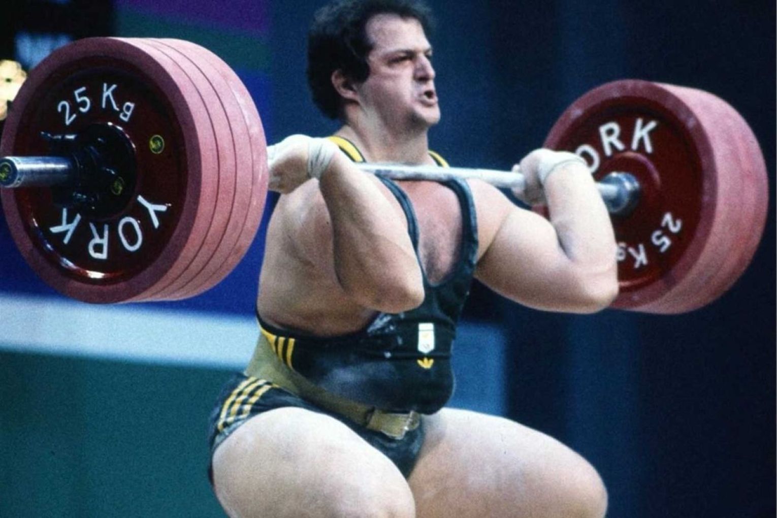 Australian weight-lifting gold medallist and tuna fisherman Dinko Lukin. This picture: International Weightlifting Federation.