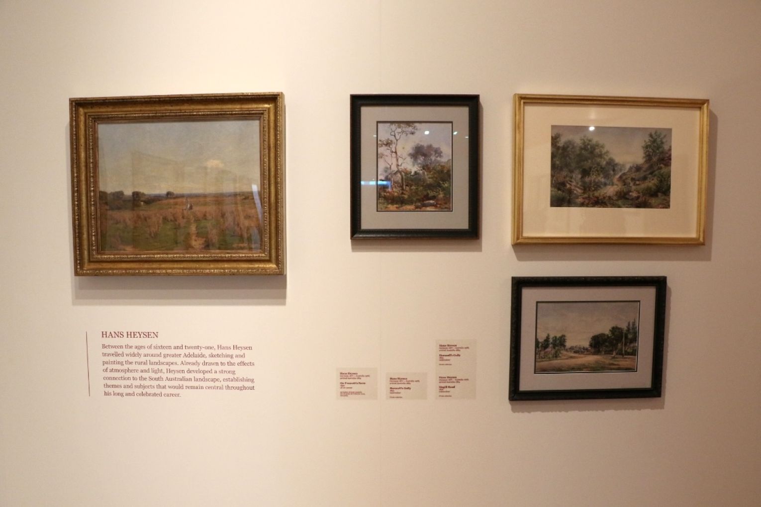 Heysen: A Shared Legacy is on display until 27 June 2027. Photo: Charlie Gilchrist/InDaily