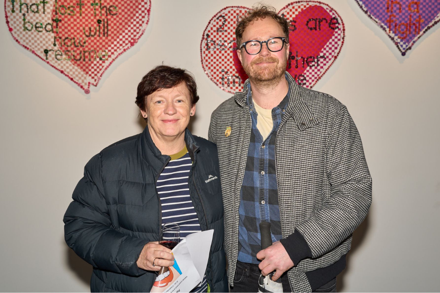 Judith Klavins and Brenton Drechsler