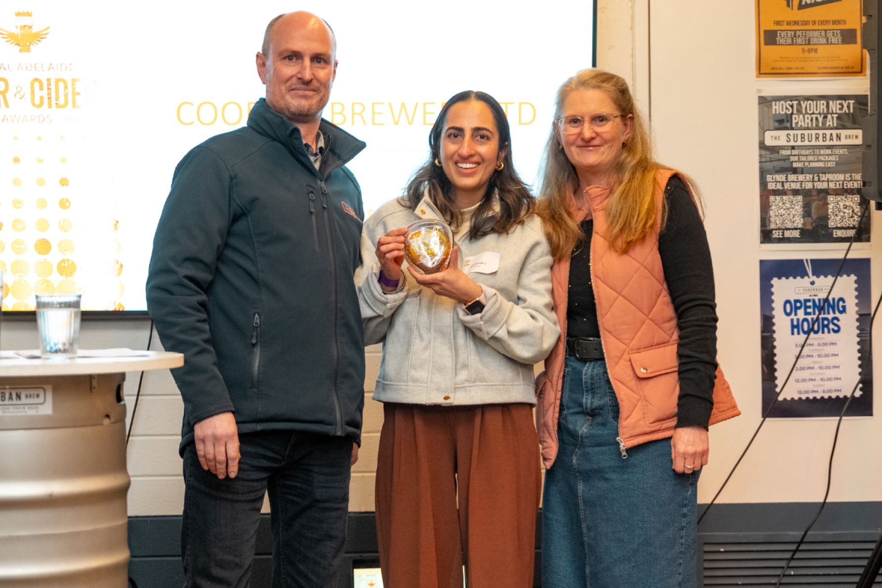 Justin Coates, Gurpreet Brar and Naomi Moller