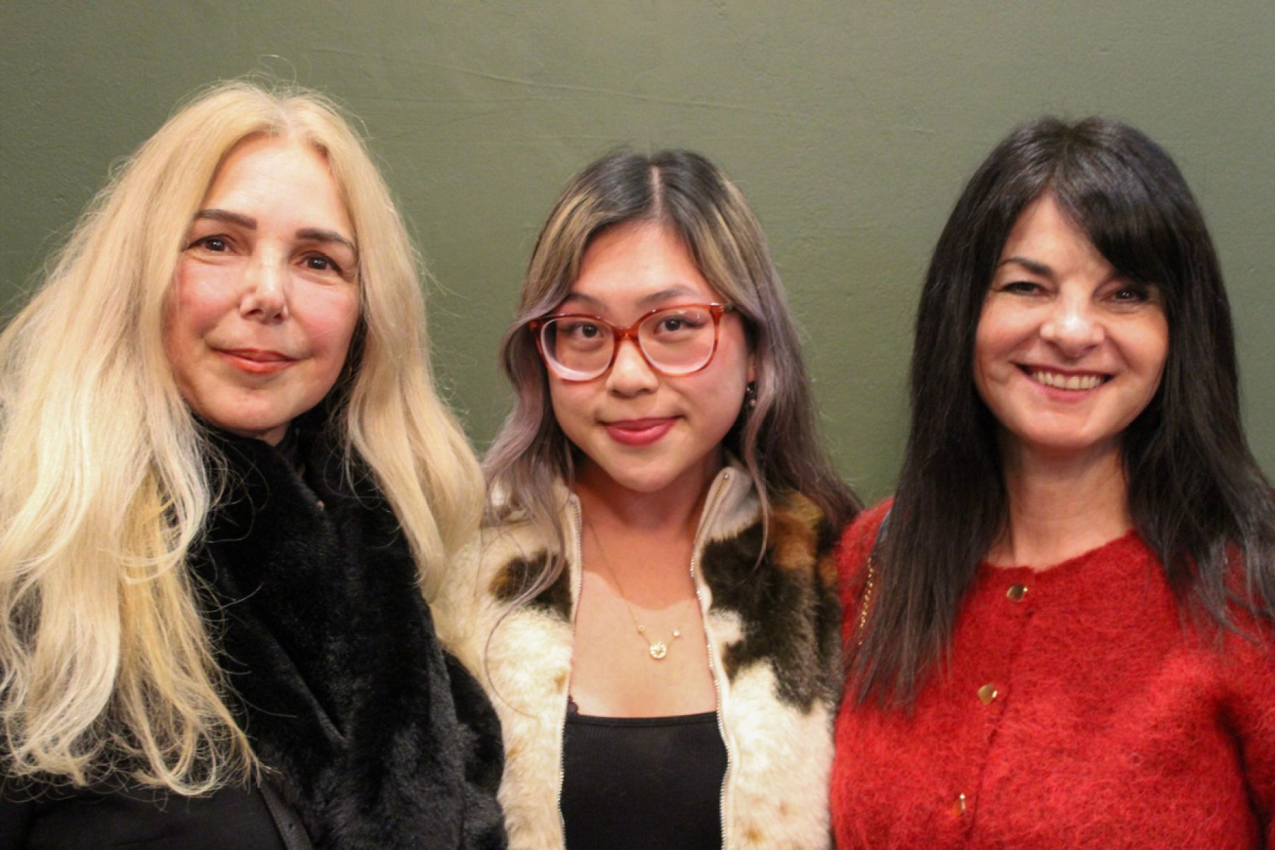 Jacky Bougessus, Yoyo Yang and Angela Manera