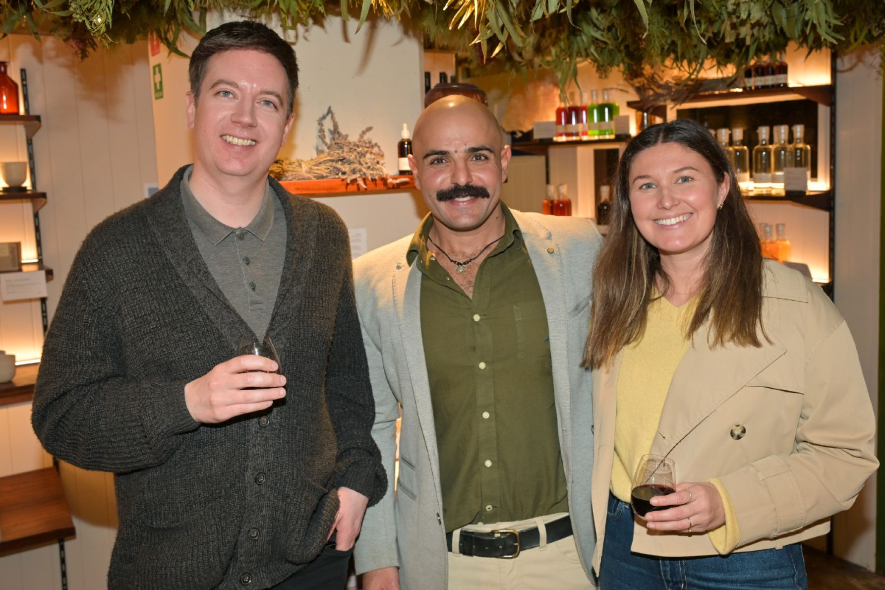 James Landseer, Michael Haddad and Crystal Tintor