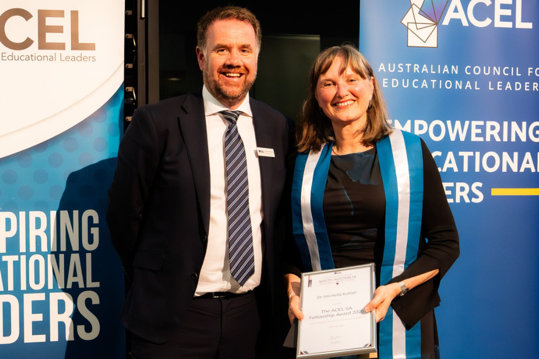 Martyn Anderson and Michelle Kohler
