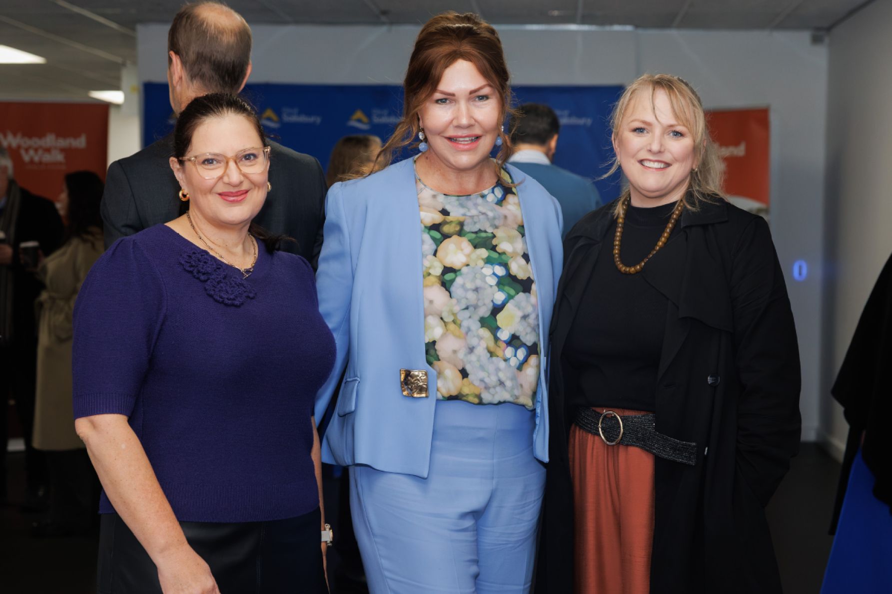 Michelle English, Moni Mazzeo and Emma Chambers