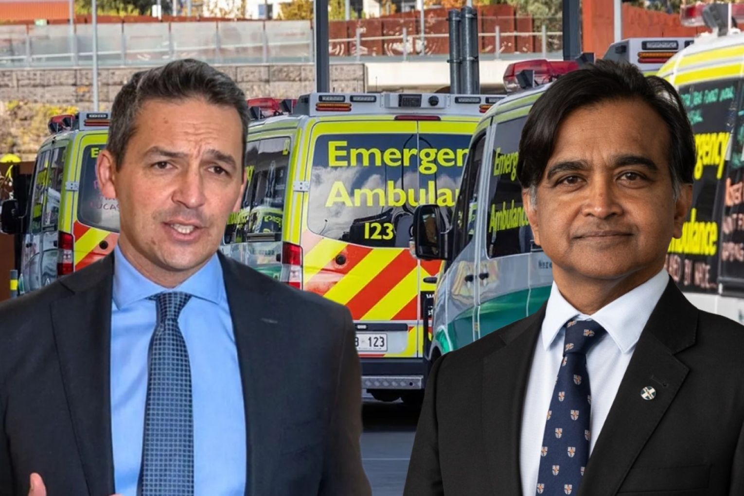 Latest ambulance ramping figures show a dip across two major metropolitan hospitals.