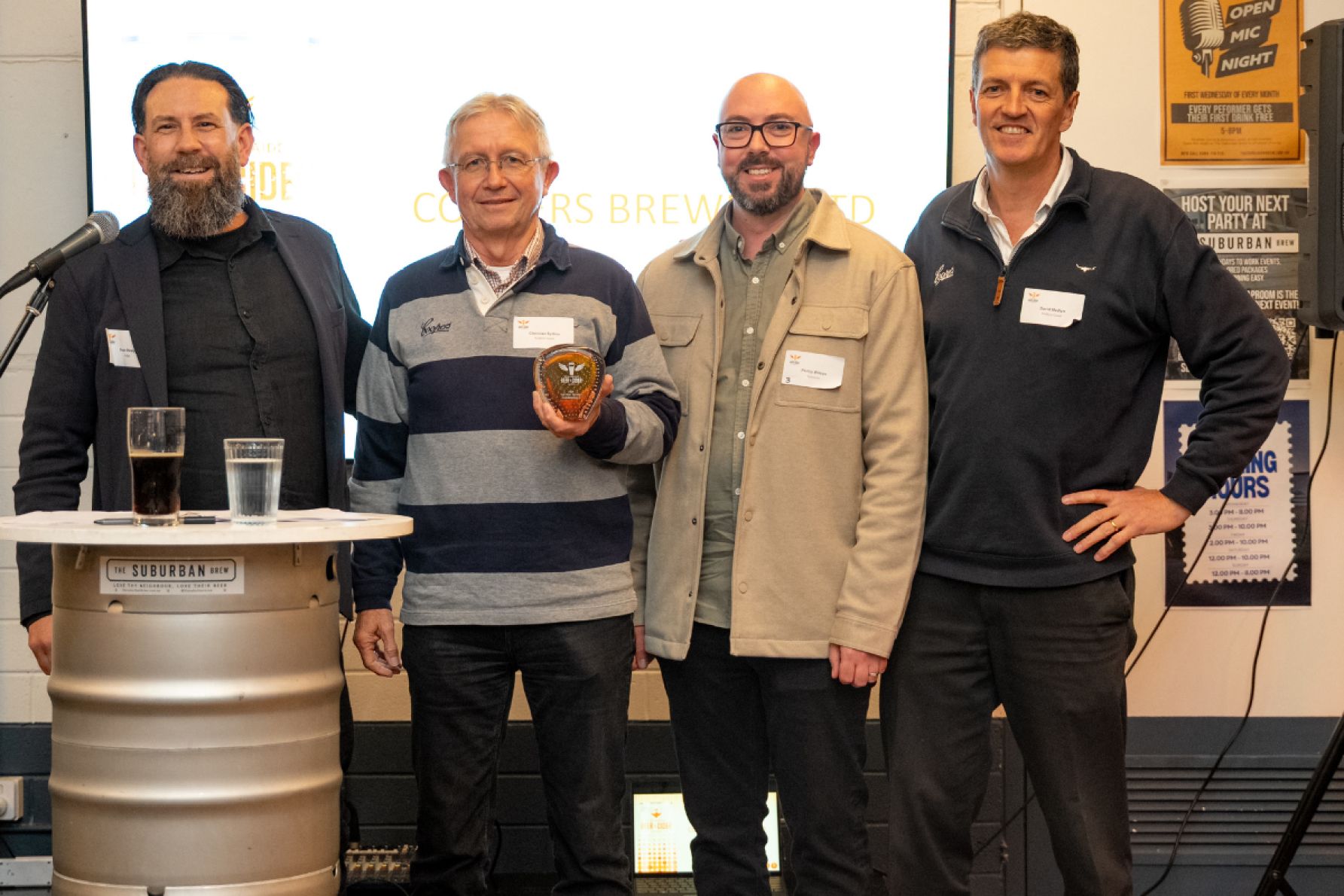 Sean Healy, Christian Sydow, Phillip Wilson and David Medlyn