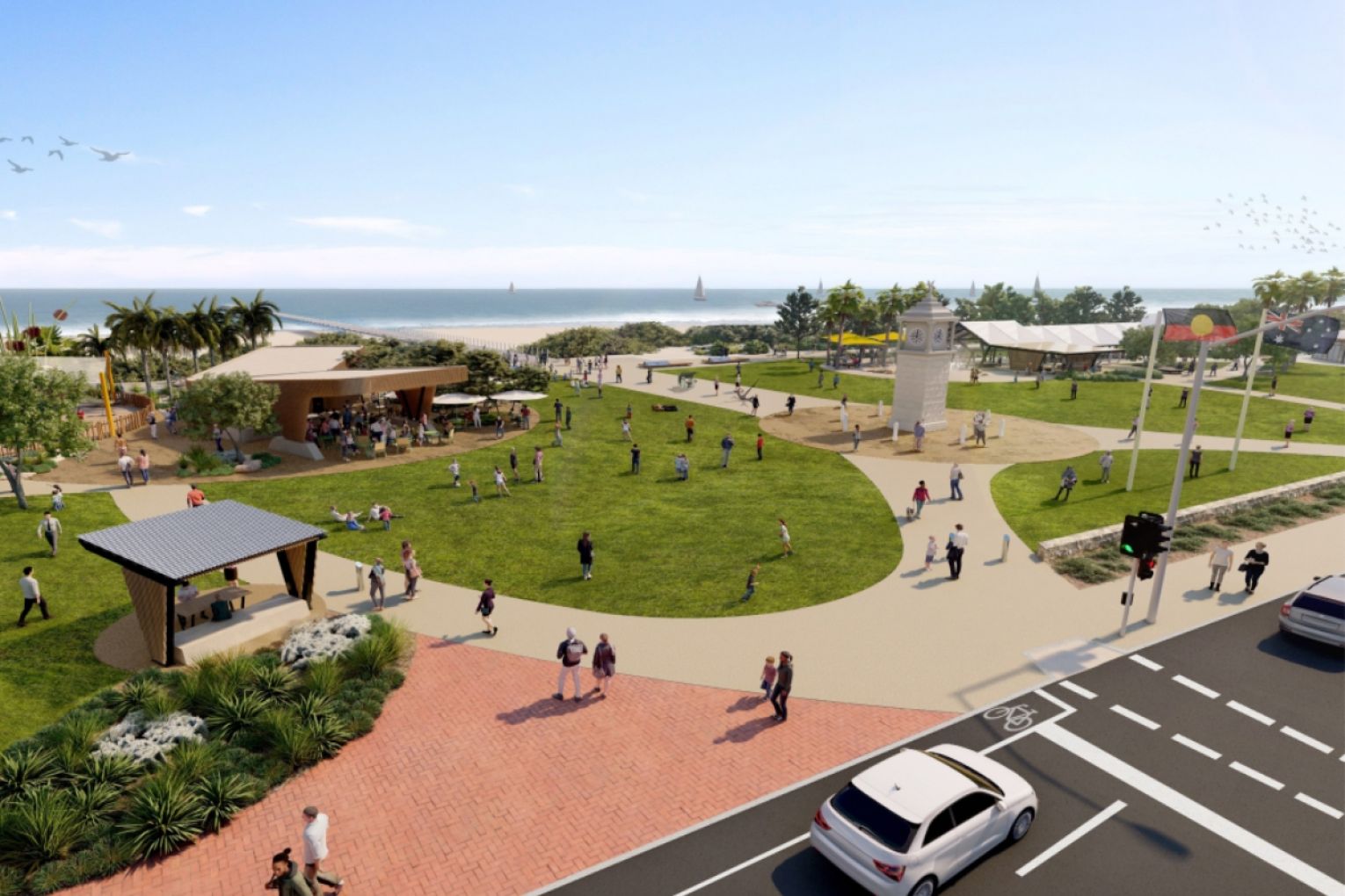 The Semaphore Foreshore is set for a major upgrade. Renders: Supplied