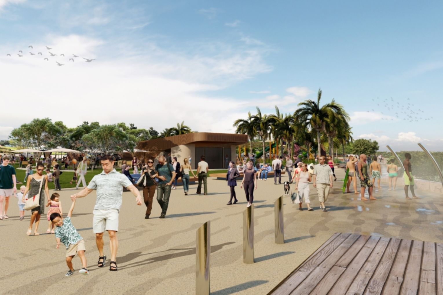The Semaphore Foreshore is set for a major upgrade. Renders: Supplied