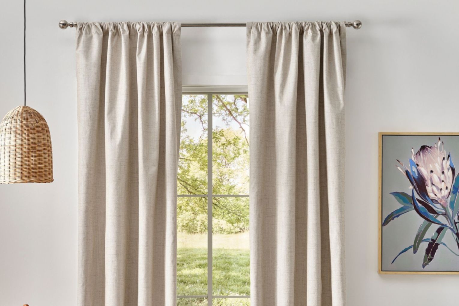Spotlight carries a wide range of window furnishings.