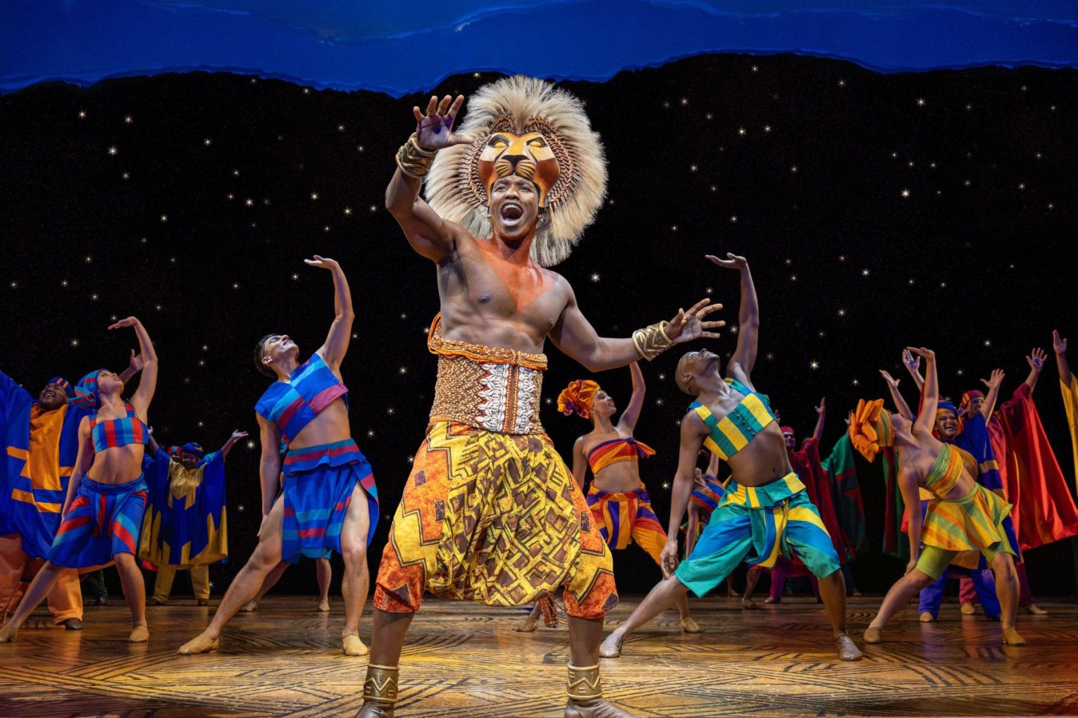 Aphiwe Nyezi as Simba. The Lion King, in Disney's production heading to QPAC in Brisbane. (c) Disney. Photo: Daniel Boud