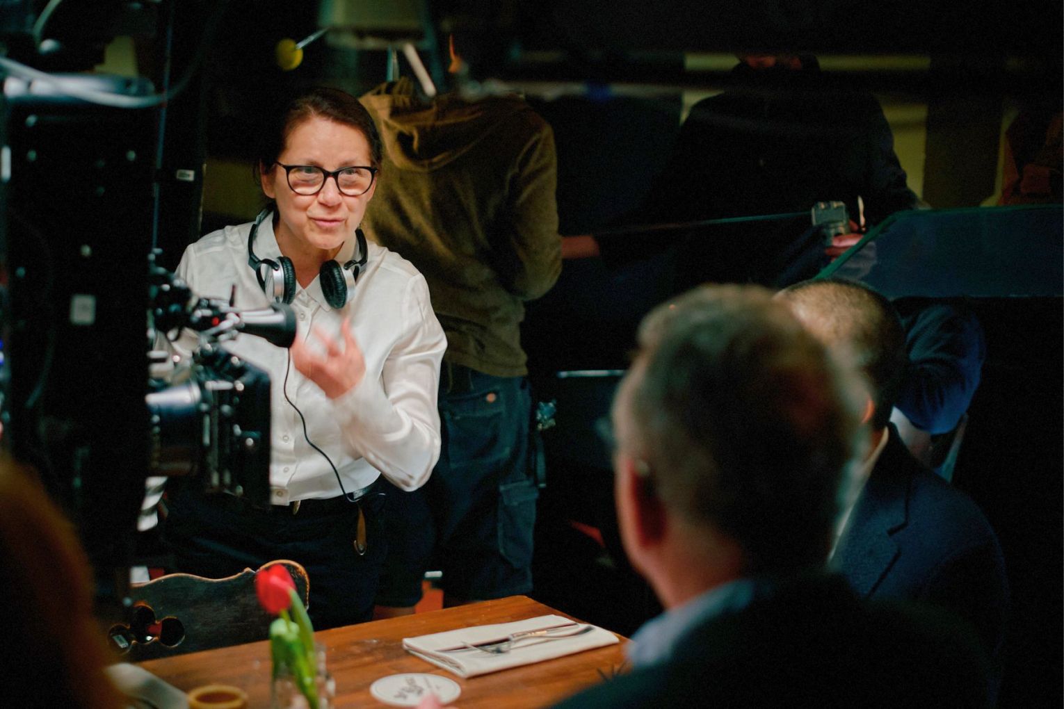 Hungarian film director Ildiko Enyedi at work. Her latest film Silent Friend is in cinemas now. Photo: Kery Kovacs