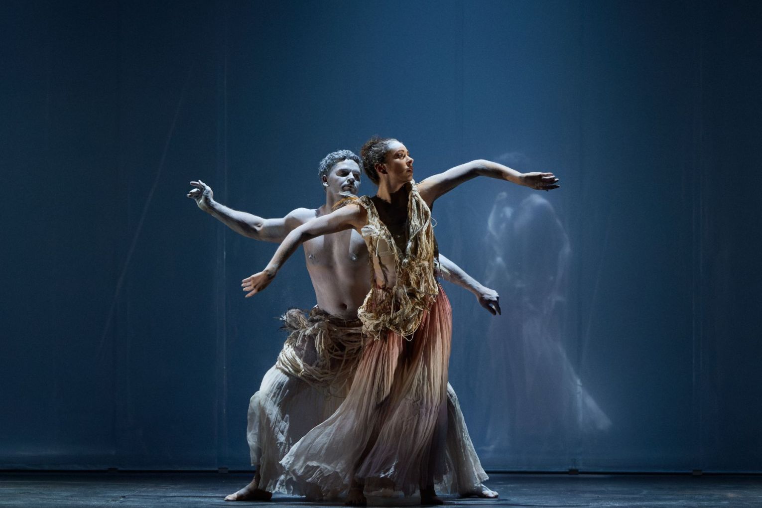 A scene from Sheoak, one of a trio of works in Bangarra Dance Theatre's new show, Sheltering. Photo: Daniel Boud