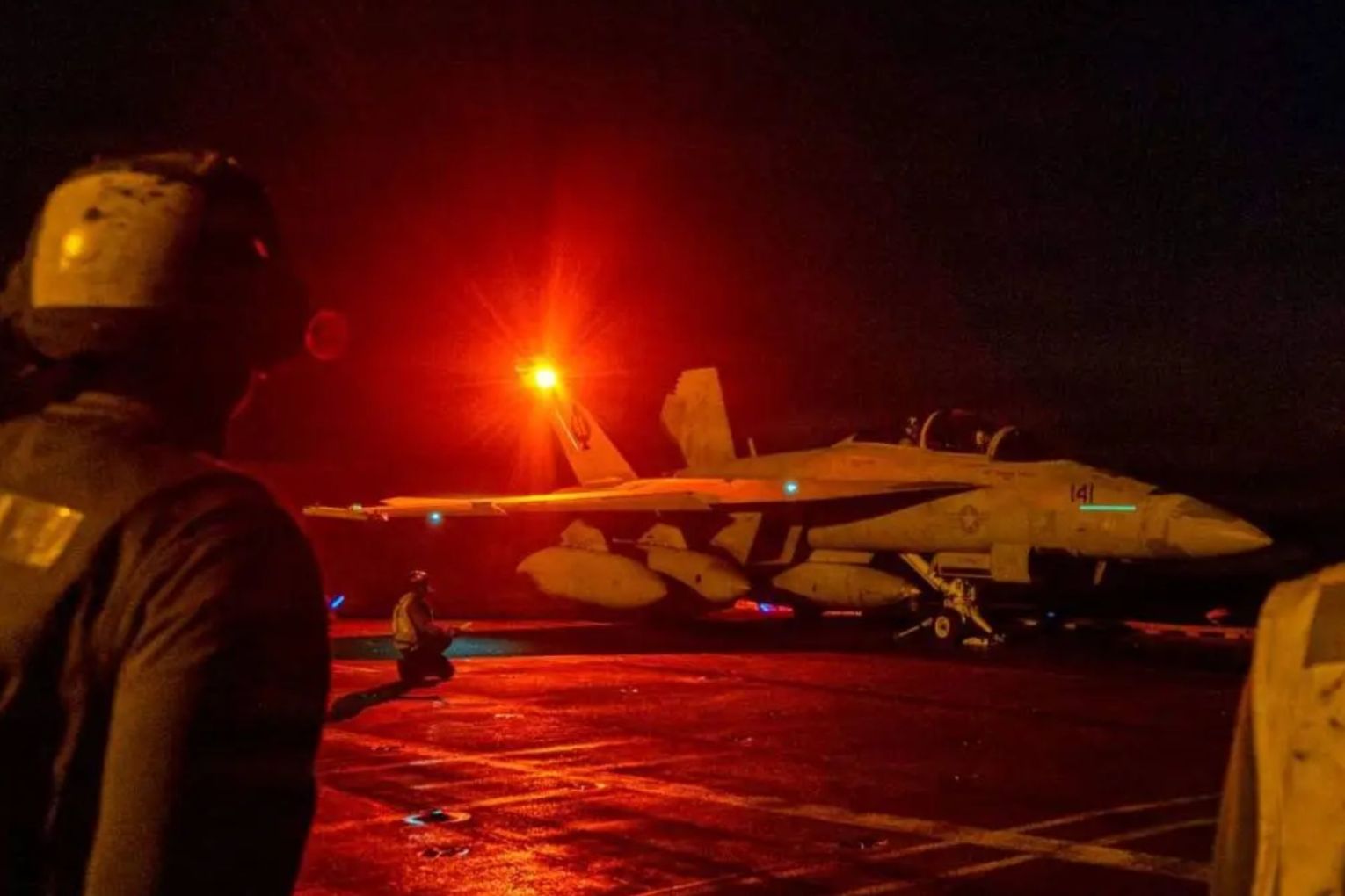 The US launched a night attack on Iran after two of its troops were killed in Jordan.
