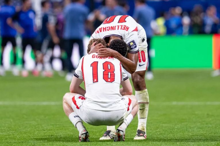 Thumbnail for ‘Not coming home’: Late Argentine rally sinks England’s dream
