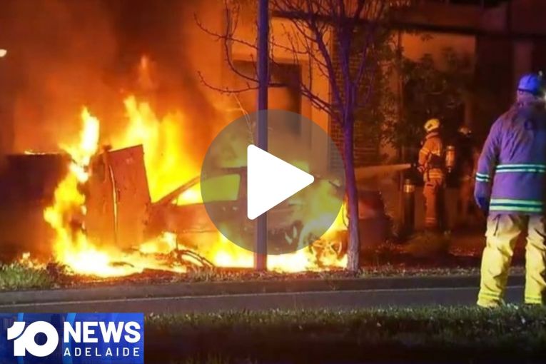 Thumbnail for VIDEO: Car blaze at aged care village | Arson attack at Seacombe Gardens