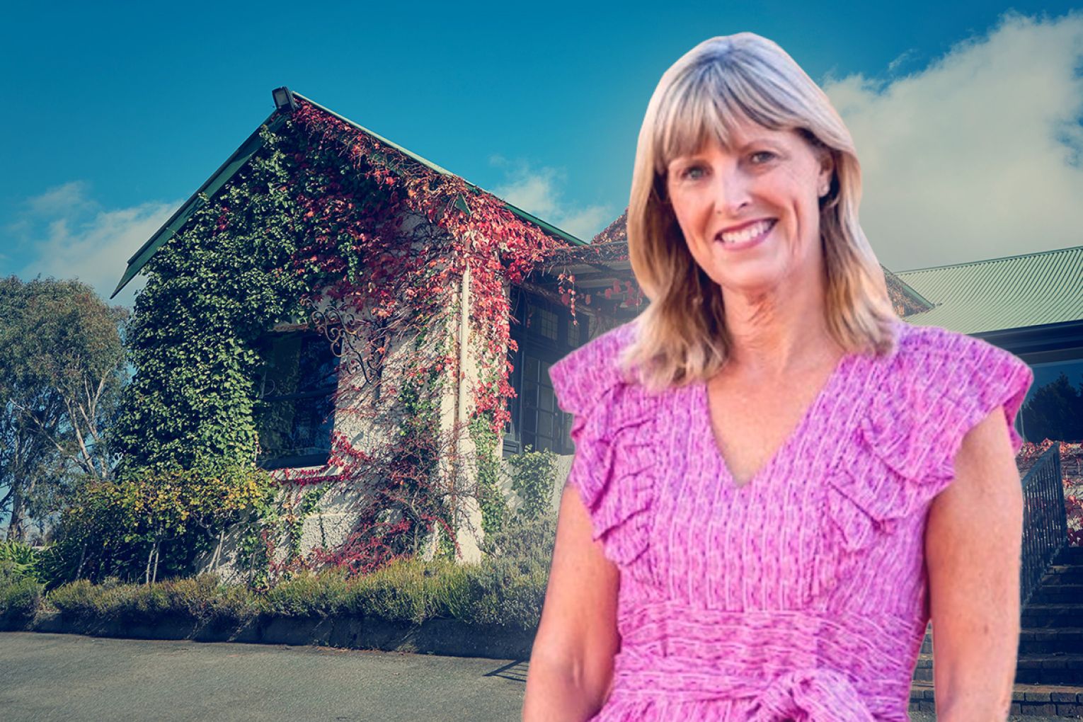 Ondeen owner Deborah Kingsbury. Pictures: Supplied. Graphic: James Taylor/InDaily.