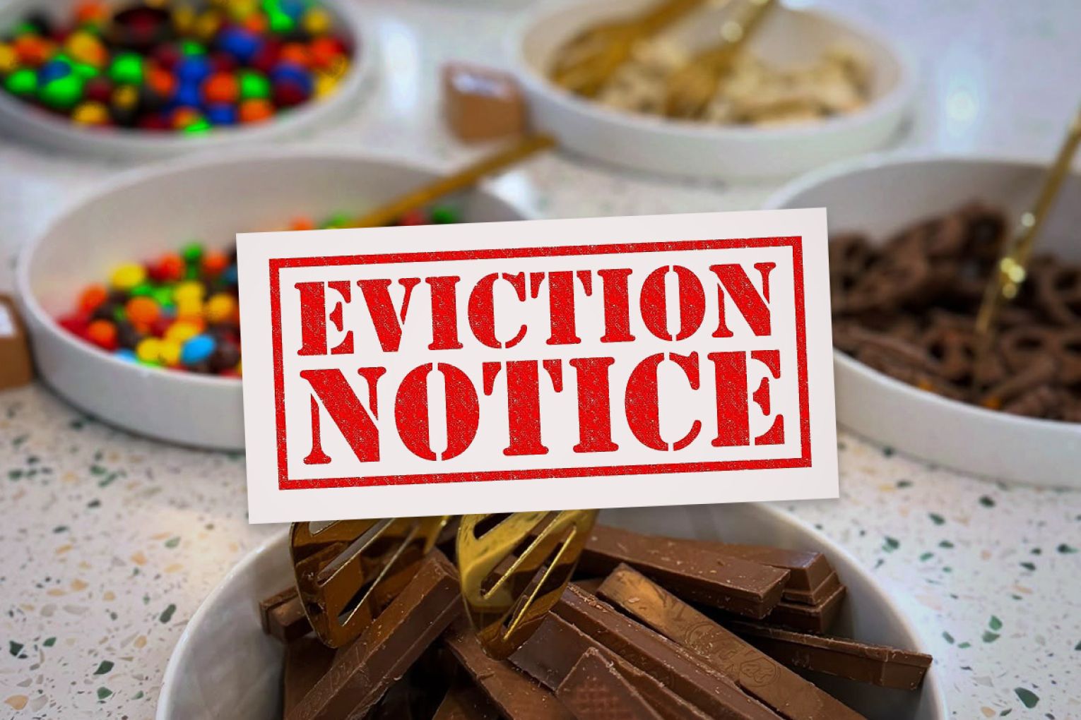 A yogurt shop on Rundle Street has been evicted. 
