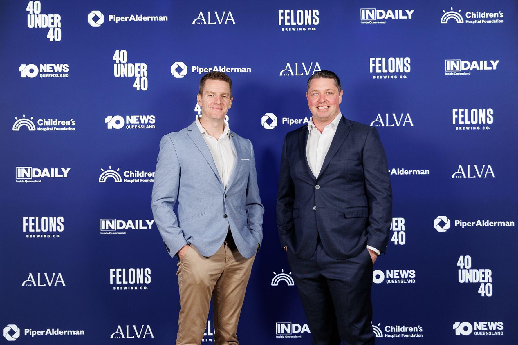 Inspiring Future Leader Award winner David Neal and Ben Solomon