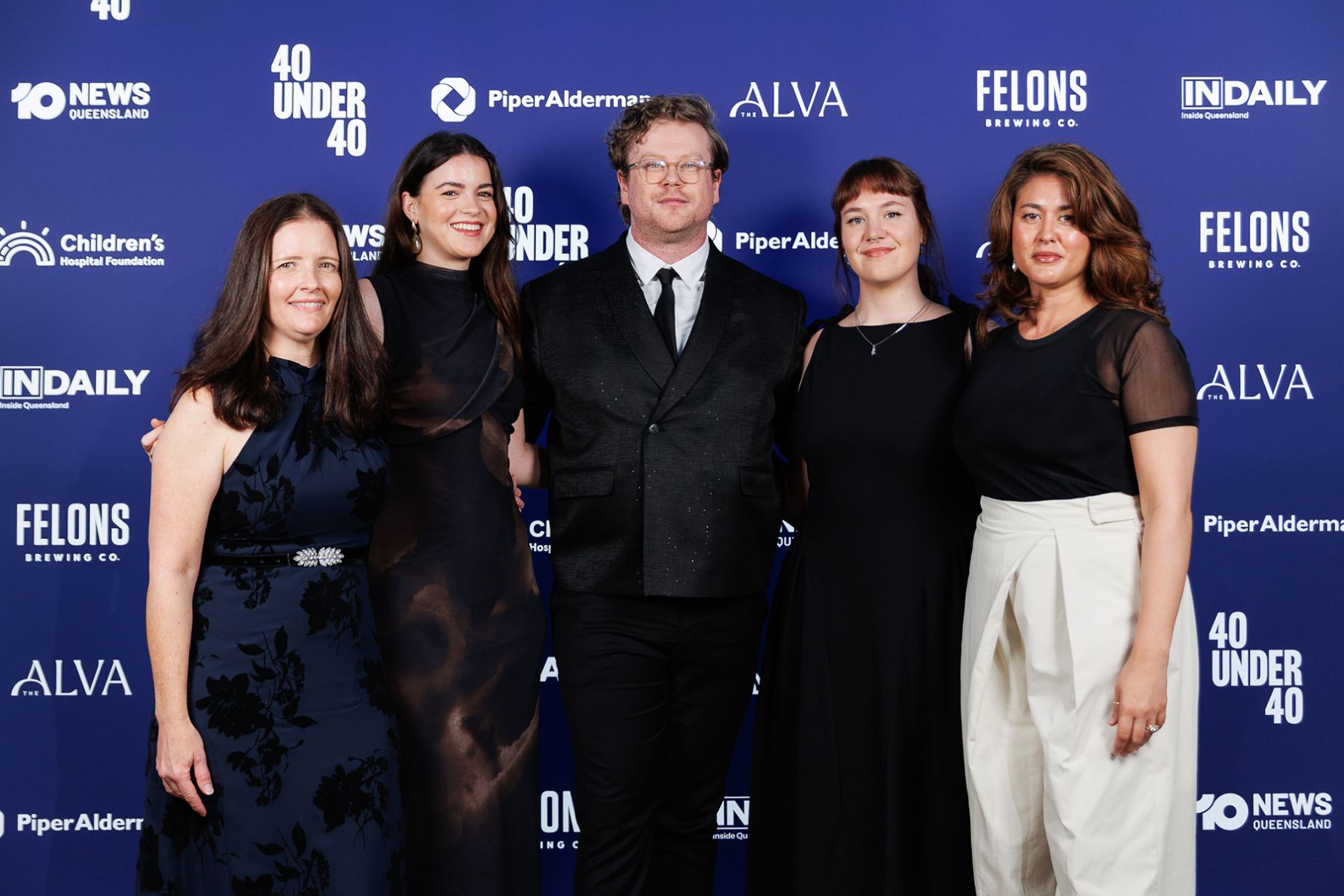 Michelle Holt, Elly-Grace Rinaldis, James Frostick, Jacinta Rossetto and Liz Ljubinkovic