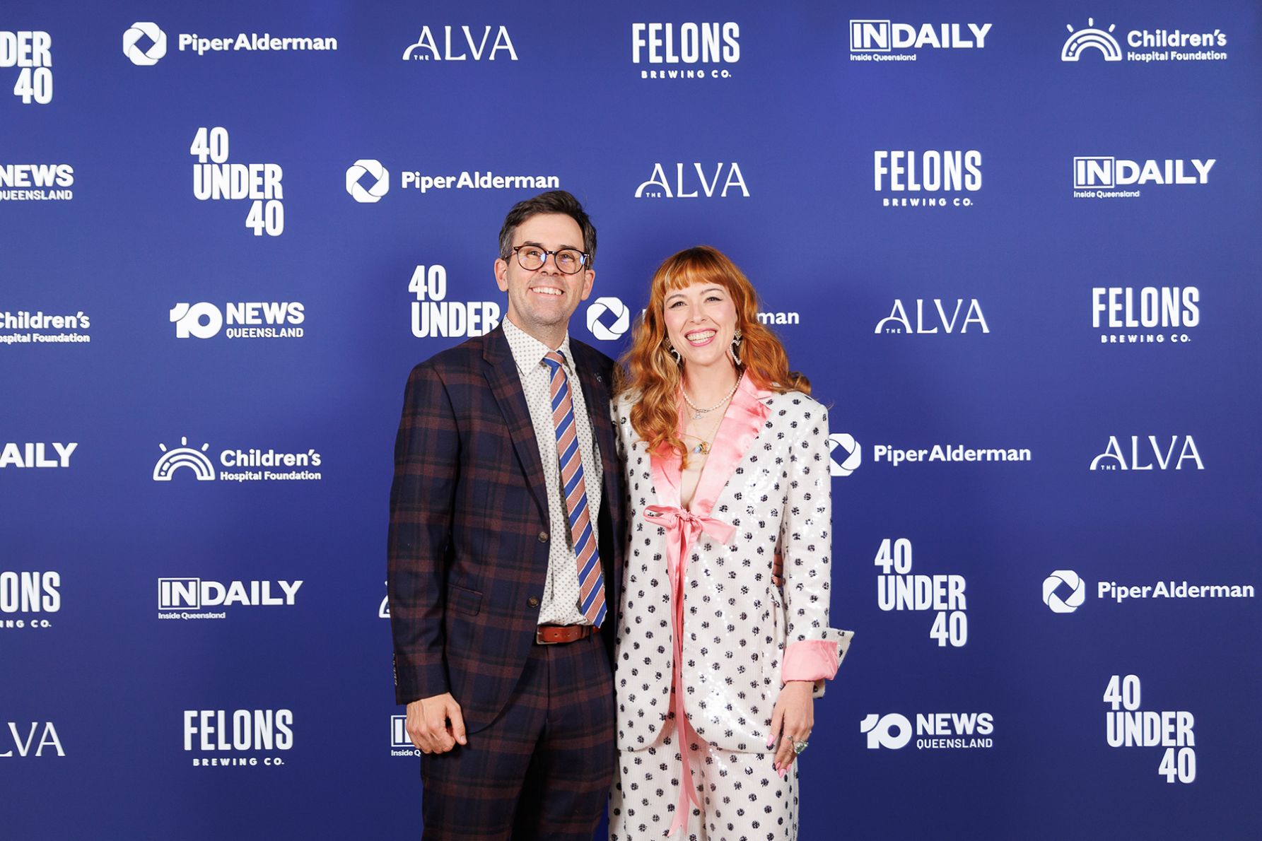 40 Under 40 alum Rachel Burke and Thomas Lynch 
