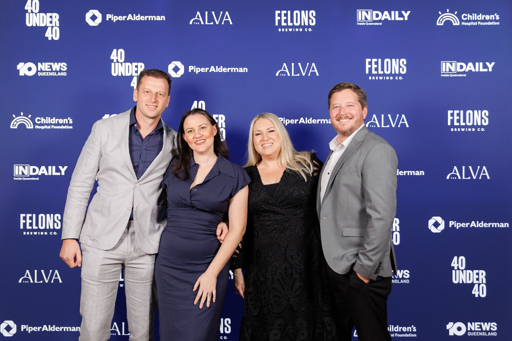 40 Under 40 Finalist Stephen Bernstein, Sofie Pringle, Lexie Fox and Peter Fox 