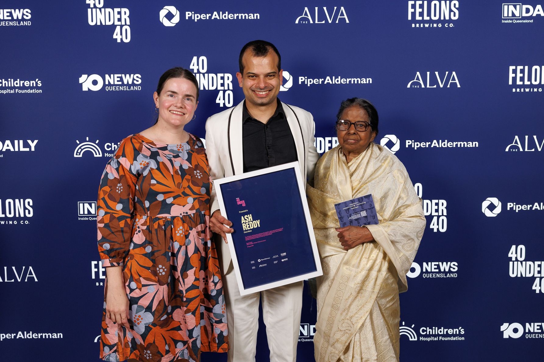 40 Under 40 Finalist Ash Reddy and guests 