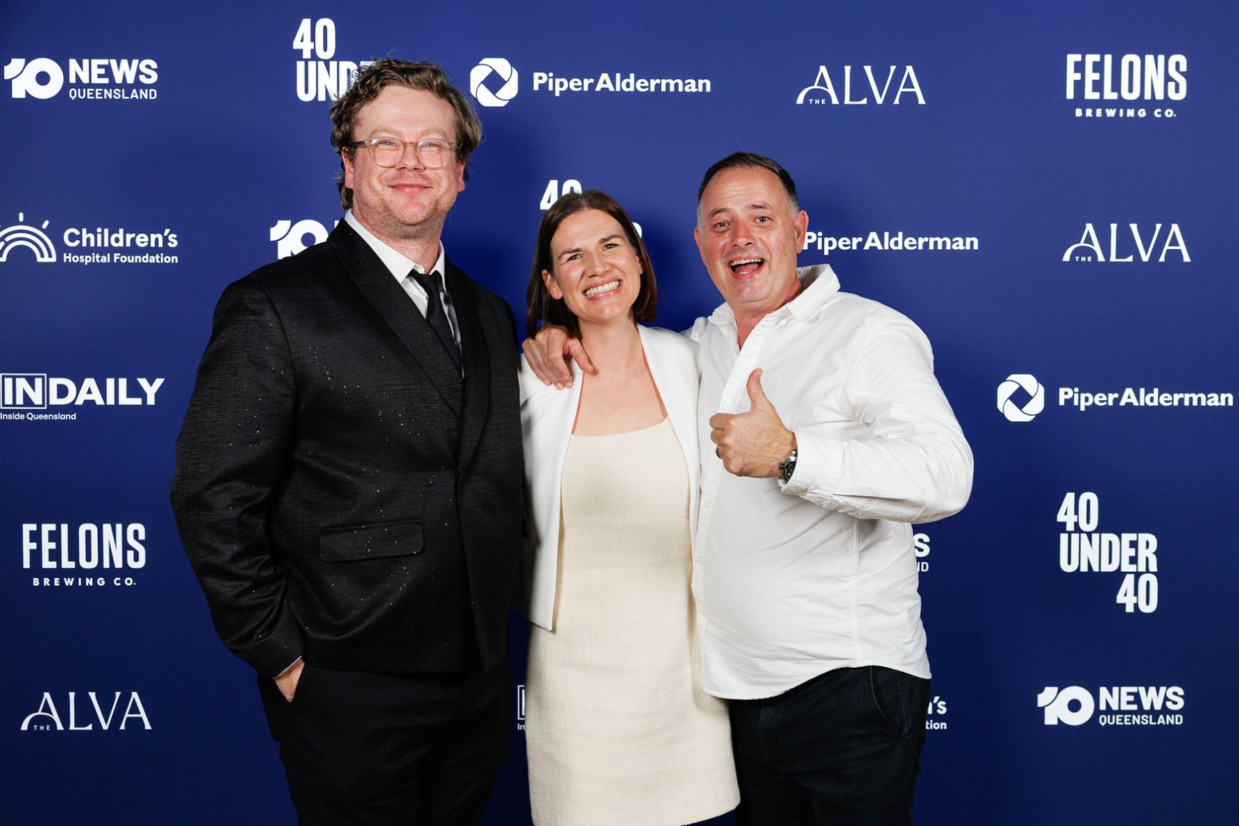 James Frostick, Food Innovation Award winner Augusta Puttkammer and Ian Puttkammer 